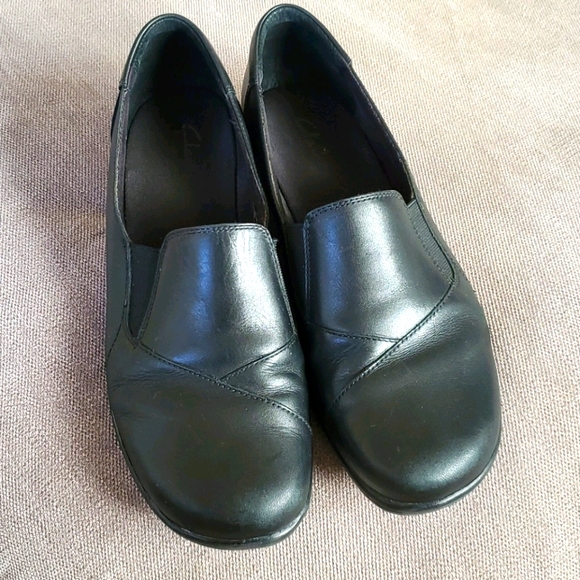 Clark's Loafers 9W Black - Picture 1 of 4